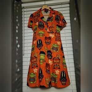 Sourpuss Tiki Monster Dress